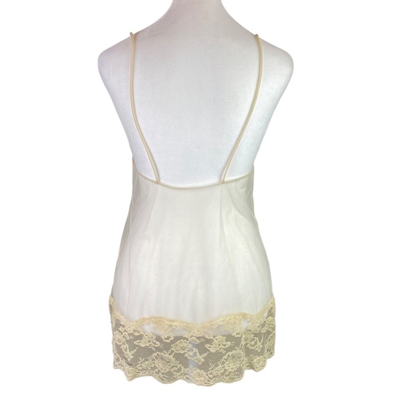 Vintage Vanity Fair lace and nylon nightie with sleeveless matching robe… - Picture 4 of 14